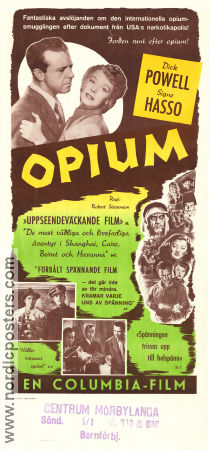 Opium 1948 poster Dick Powell Signe Hasso Maylia Robert Stevenson Film Noir