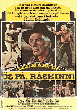 The Great Scout and Cathouse Thursday 1976 movie poster Lee Marvin Oliver Reed Robert Culp Don Taylor