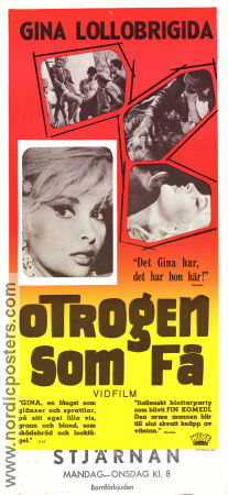 Otrogen som få 1962 poster Gina Lollobrigida Enrico Maria Salerno Milva Giancarlo Zagni