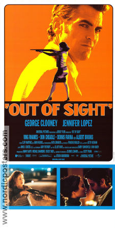 Out of Sight 1998 poster George Clooney Steven Soderbergh