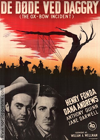 The Ox-Bow Incident 1943 movie poster Henry Fonda Dana Andrews Mary Beth Hughes William A Wellman
