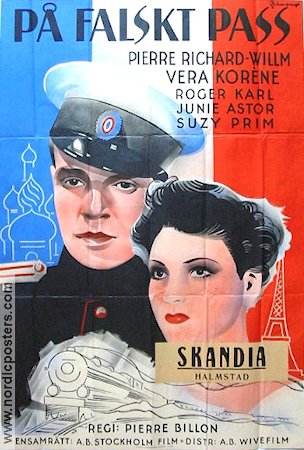 Au service du Tsar 1937 movie poster Pierre Richard-Willm Vera Korene Pierre Billon Eric Rohman art