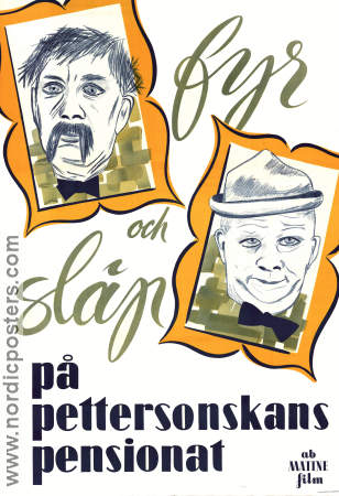 Krudt med knald 1931 movie poster Fyrtornet och Släpvagnen Fy og Bi Carl Schenström Lau Lauritzen Denmark