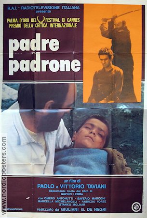 Padre padrone 1977 poster Vittorio Taviani Paolo Taviani