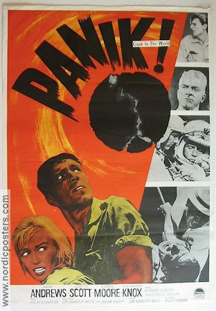Crack in the World 1965 movie poster Dana Andrews Janette Scott