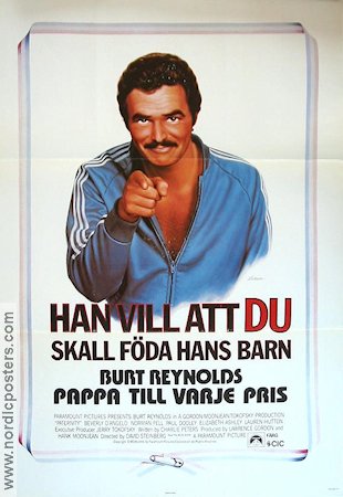 Paternity 1981 movie poster Burt Reynolds Beverly D´Angelo Norman Fell David Steinberg