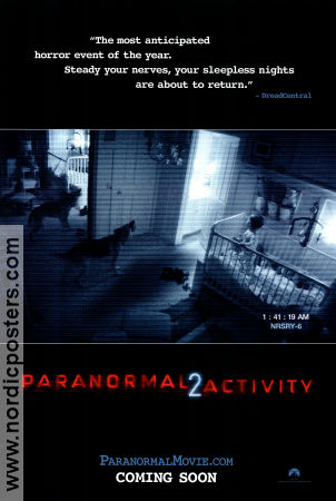 Paranormal Activity 2 2010 poster Katie Featherston Tod Williams