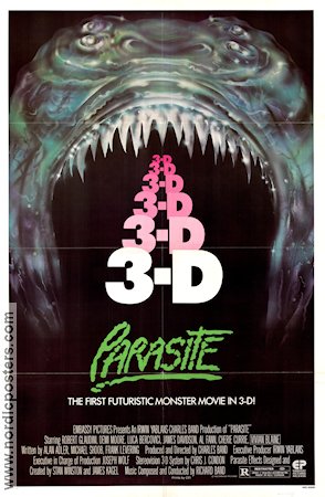 Parasite 3D 1982 poster Robert Glaudini
