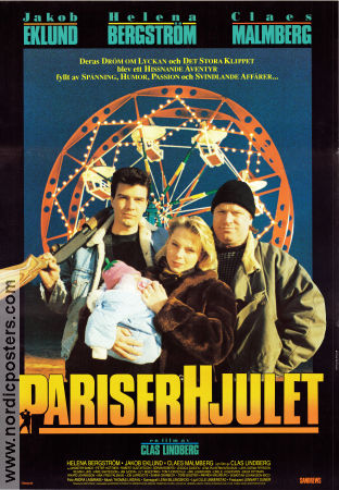 Pariserhjulet 1993 movie poster Jakob Eklund Helena Bergström Claes Malmberg Clas Lindberg