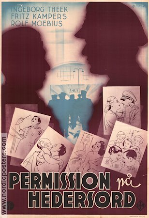 Urlaub auf Ehrenwort 1937 poster Ingeborg Theek