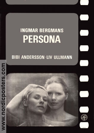 Persona 1966 poster Bibi Andersson Ingmar Bergman
