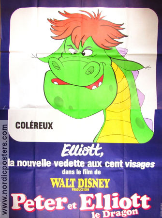 Pete´s Dragon 1977 movie poster Helen Reddy Mickey Rooney Don Chaffey Production: Walt Disney Find more: Large Poster Dinosaurs and dragons Musicals