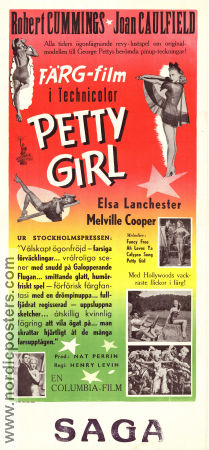 The Petty Girl 1950 poster Robert Cummings Joan Caulfield Elsa Lanchester Henry Levin Musikaler