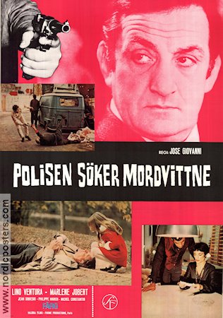Dernier domicile connu 1970 movie poster Lino Ventura Marlene Jobert Michel Constantin José Giovanni Police and thieves