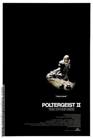 Polstergeist II 1986 movie poster JoBeth Williams Craig T Nelson Brian Gibson Telephones Kids