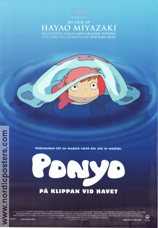 Gake no ue no Ponyo 2008 poster Hayao Miyazaki