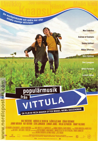 Populärmusik från Vittula 2004 movie poster Max Endefors Lennart Jähkel Reza Bagher Writer: Mikael Niemi Instruments