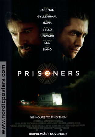 Prisoners 2013 movie poster Hugh Jackman Jake Gyllenhaal Denis Villeneuve