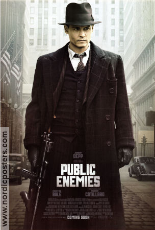 Public Enemies 2009 poster Johnny Depp Michael Mann