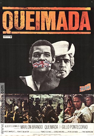 Queimada 1969 poster Marlon Brando Gillo Pontecorvo