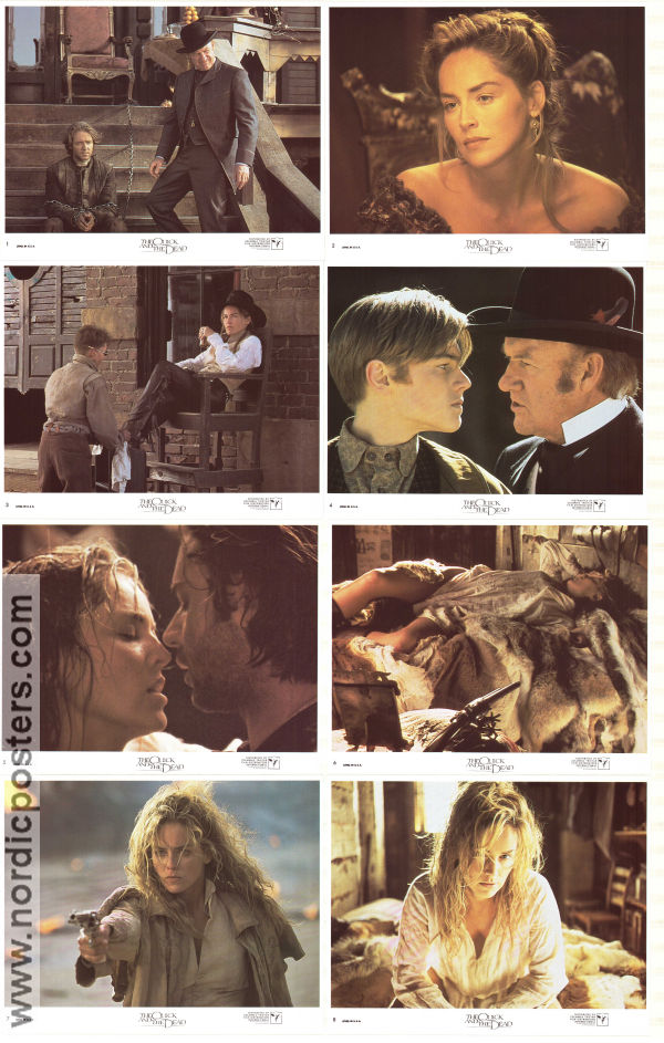 The Quick and the Dead 1995 lobby card set Sharon Stone Gene Hackman Russell Crowe Sam Raimi