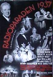 The Big Broadcast of 1937 1937 movie poster Benny Goodman George Burns