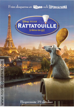 Ratatouille 2007 poster Brad Garrett Brad Bird