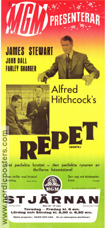 Repet 1948 poster James Stewart John Dall Farley Granger Alfred Hitchcock