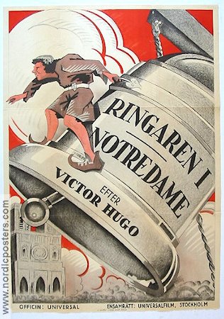 The Hunchback of Notre Dame 1923 movie poster Lon Chaney Writer: Victor Hugo