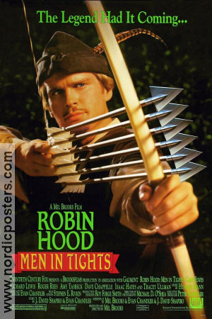 Robin Hood: Men in Tights 1993 poster Cary Elwes Mel Brooks