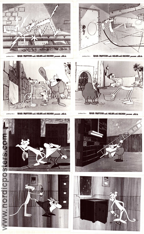 Rosa Pantern och Helan och Halvan rensar stan 1971 photos Bob Camp Find more: Pink Panther Animation