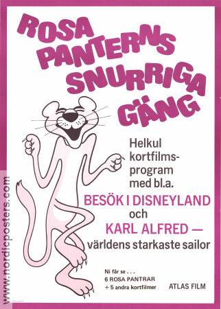 Rosa Panterns snurriga gäng 1978 movie poster Bob Camp Find more: Pink Panther From comics Animation Cats