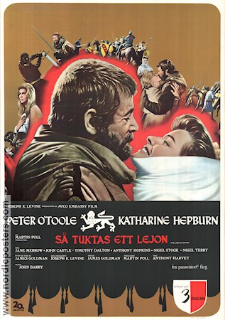 The Lion in Winter 1968 poster Peter O´Toole Anthony Harvey