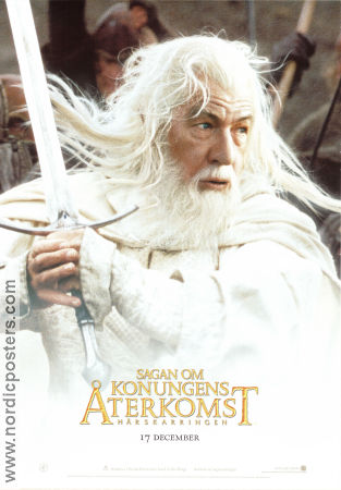 The Return of the King 2003 movie poster Ian McKellen Peter Jackson Find more: Lord of the Rings