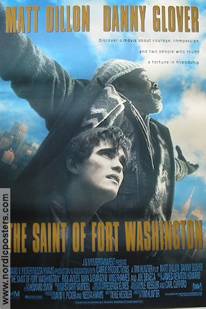 The Saint of Fort Washington 1993 movie poster Matt Dillon Danny Glover Rick Aviles Tim Hunter