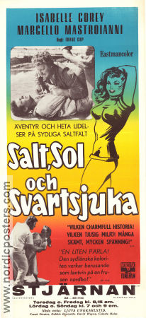 La ragazza della salina 1957 movie poster Marcello Mastroianni Jester Naefe Trude Hesterberg Frantisek Cap