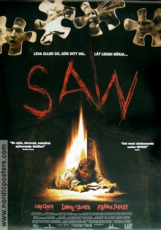Saw 2004 poster Cary Elwes James Wan