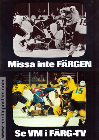 Icehockey World Championship 1970 poster Winter sports