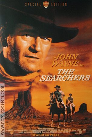 The Searchers 1956 movie poster John Wayne Natalie Wood John Ford