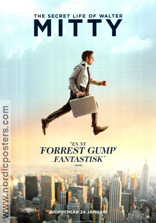 The Secret Life of Walter Mitty 2013 movie poster Kristen Wiig Jon Daly Ben Stiller