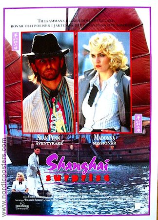 Shanghai Surprise 1986 movie poster Sean Penn Madonna Asia