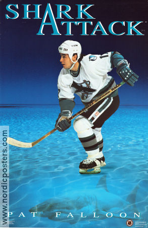 Shark Attack 1992 poster Pat Falloon Find more: NHL Winter sports