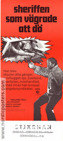 Sheriffen som vägrade att dö 1973 poster Joe Don Baker Elizabeth Hartman Leif Garrett Phil Karlson