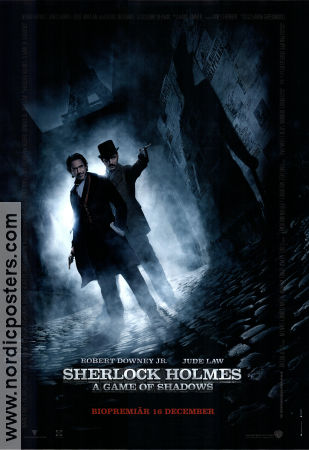 Sherlock Holmes A Game of Shadows 2011 poster Robert Downey Jr Guy Ritchie