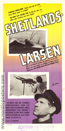 Shetlandsgjengen 1954 movie poster Leif Larsen Palmar Björnöy Michael Forlong