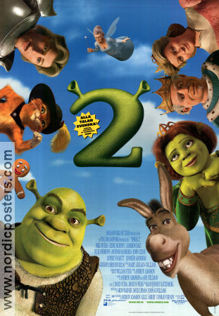 Shrek 2 2004 poster Mike Myers Andrew Adamson Animerat