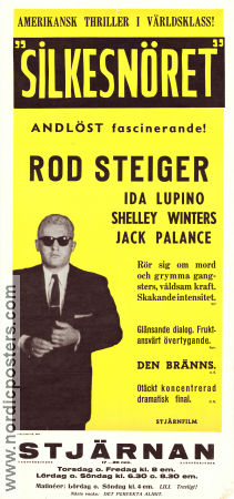 Silkesnöret 1955 poster Jack Palance Ida Lupino Wendell Corey Rod Steiger Robert Aldrich Film Noir