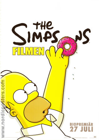 The Simpsons Movie 2007 poster Homer Simpson Matt Groening