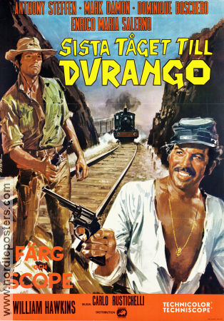 Un treno per Durango 1968 poster Anthony Steffen Mario Caiano