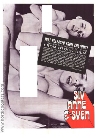 Siv Anne and Sven 1971 movie poster Liliane Malmquist Joe Sarno